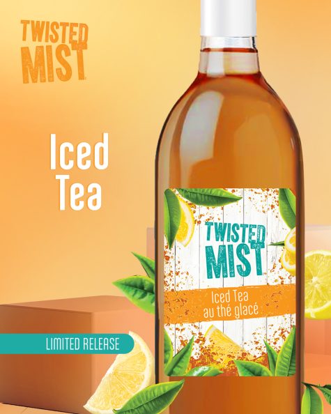 Twisted Mist Iced Tea wine kit with lemon and smooth tea flavour profile