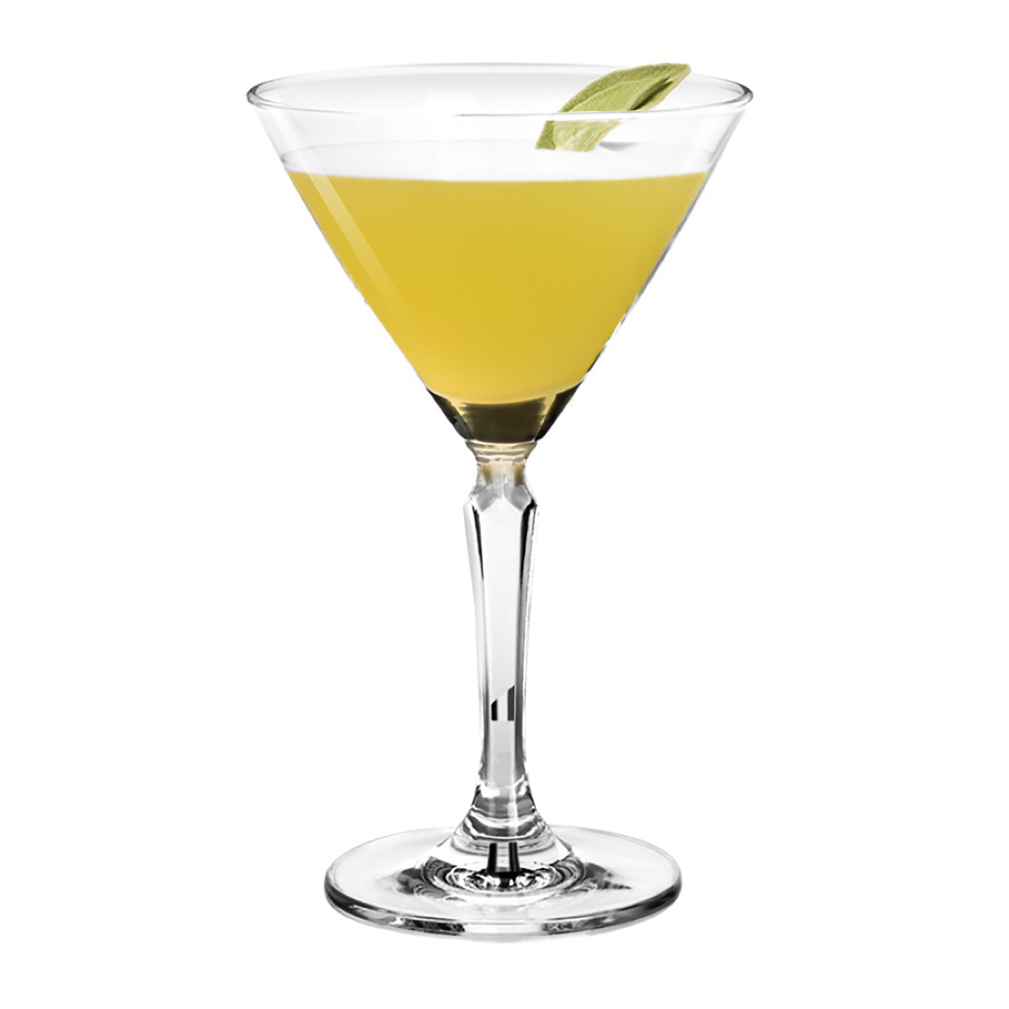 Connexion crystal cocktail glass with classic martini shape and fine rim