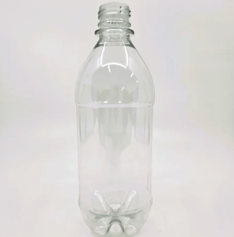 500ml clear PET beer bottle